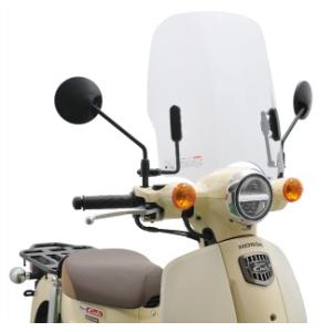 スーパーカブ　ja44 旭風防　ショートバイザー　CUB-08 中古品 旭風防 スーパーカブ110（8BJ-JA59/2BJ-JA44） ショートバイザー af