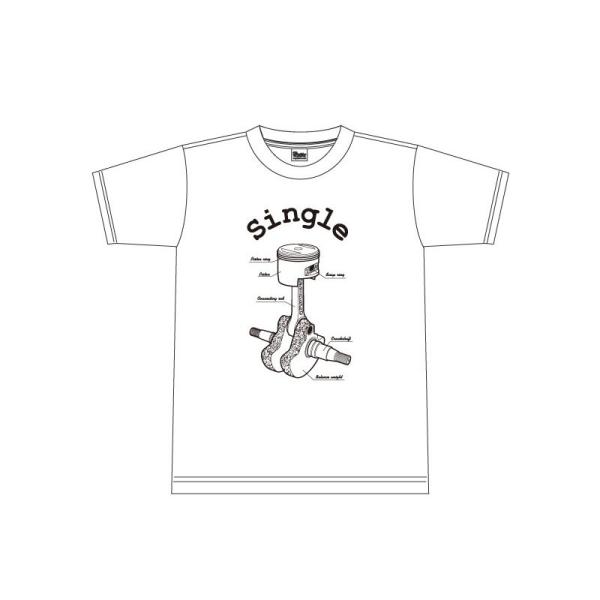 モーターTシャツ single（ホワイト） WORLD WALK（ワールドウォーク）