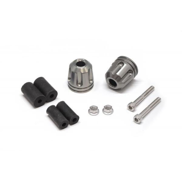 アルミバーエンド Φ33-L35 ガンメタ  ACTIVE（アクティブ）