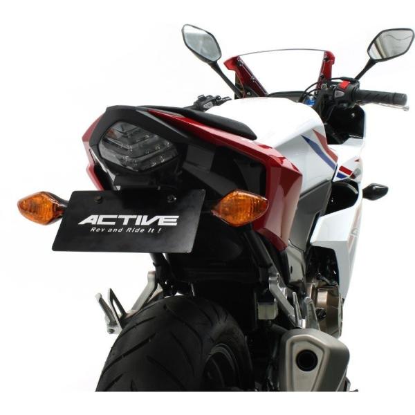 CBR400R/ABS（16年） フェンダーレスキット ブラック LED ナンバー灯付 ACTIVE...