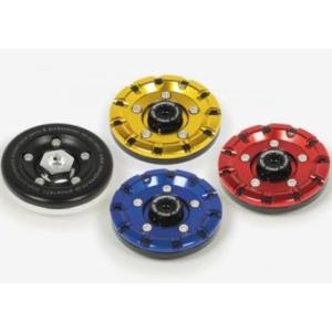 CBR400R（NC47） パルスジェネレーターキャップ ブラックベース・ゴールド（アルミ） SP武...