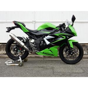 Ninja250SL（ニンジャ） リアエキゾーストマフラー ラウンド カーボン