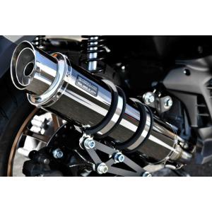 CBR400R（2BL-NC56） ラウンドタイプスリップオンマフラー カーボン