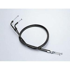 X-4・タイプLD スロットルワイヤーW ブラック 150（110）mmロング HURRICANE（...