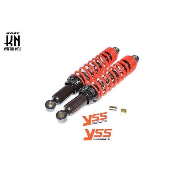 スーパーカブ50（CUB） YSS リアショック 350mm 黒/レッド  KN企画