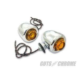 アルミ削り出し LED ウィンカー 4個 ビンテージ ハーレー ショベル