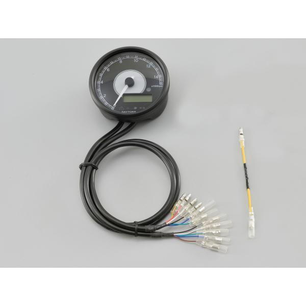 VELONA 電気式タコ＆スピードメーター Φ80 15000rpｍ DAYTONA（デイトナ）