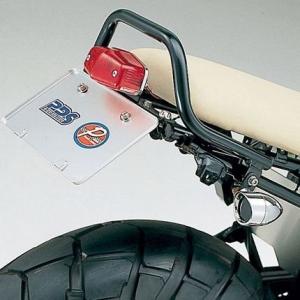 ★TW200/TW225用★ Fショート&リアフラットフェンダーのSet !! リアフェンダーレスキット Type2 ミニキャッツアイタイプ POSH