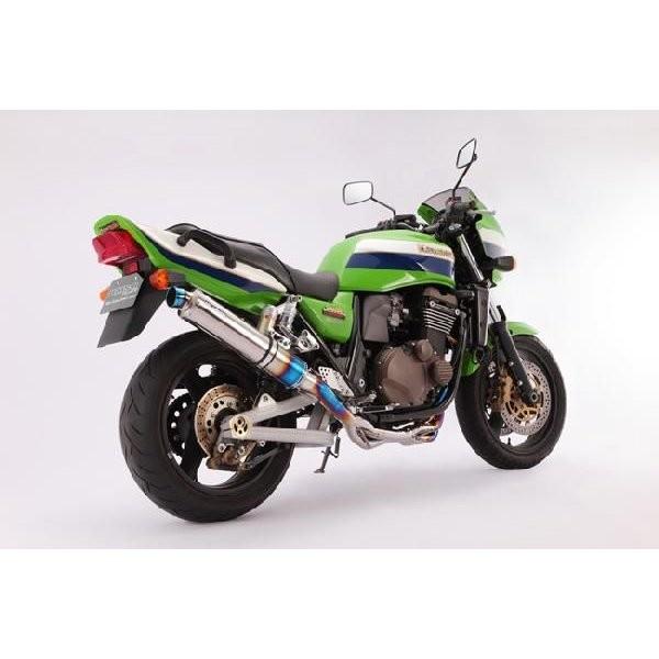 ZRX1200R（ZRT20A） R-EVOヒートチタンΦ100 チタンフルエキマフラー JMCA ...