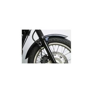 W800（11〜17年） クラシックフェンダー フロント 未塗装（黒ゲル