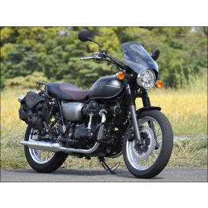 W800（11年〜） ガイラシールド Sサイズ スモーク CHIC DESIGN（シック
