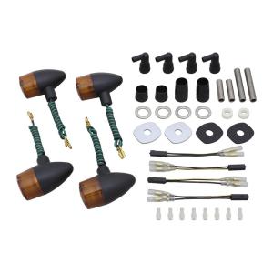 クラシカル 71タイプウインカーキット メッキボディ/オレンジレンズ
