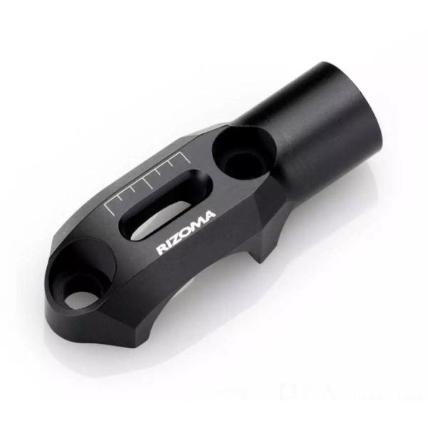 BS770B Mirror handlebar アダプタ10x1.25 -1pc ブラック rizo...