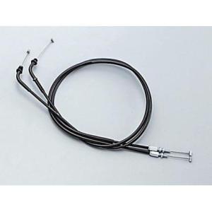 CB400Four（97年〜 NC36） スロットルワイヤーW ブラック 150mmロング HURR...