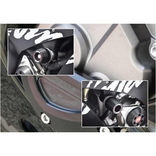 ZX-10R（16年/19年） レーシングスライダー（フレーム左右/ジェネレーターB右）ロゴ無 ジュ...