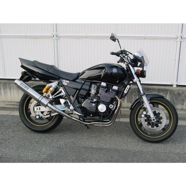 XJR400R（01年〜）BC-RH02J ラウンドタイプ フルエキゾーストマフラー ステンレス/ス...