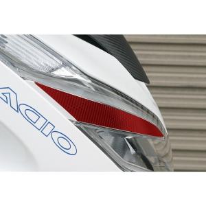 PCX HYBRID アイラインカーボンシート レッド ADIO（アディオ）｜hamashoparts2