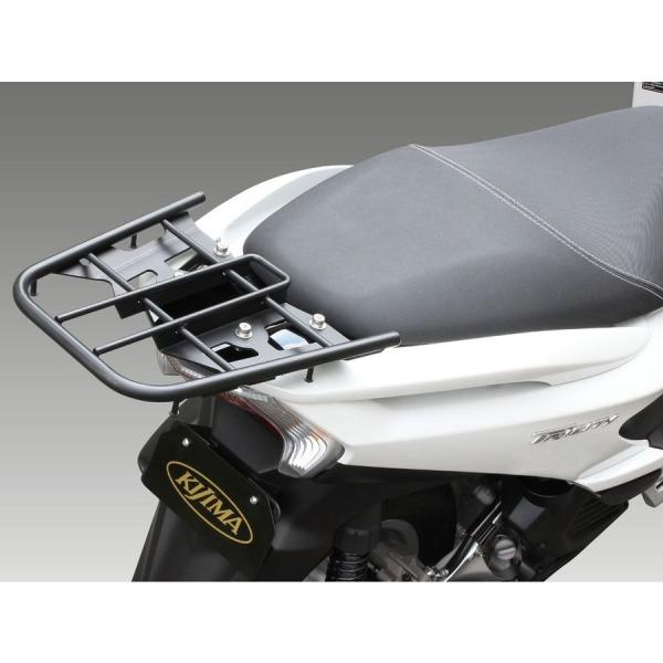 トリシティ125（TRICITY125） リアキャリア スチール製 ブラック仕上げ KIJIMA（キ...