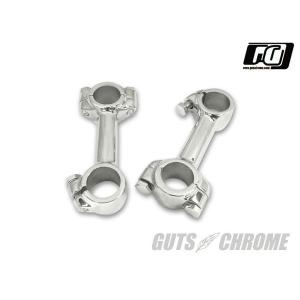 ドックボーン　ライザー　ハーレー　スポーツスター　1インチ　汎用 GUTS CHROME（ガッツ クローム） フランダーススタイル ドッグボーン