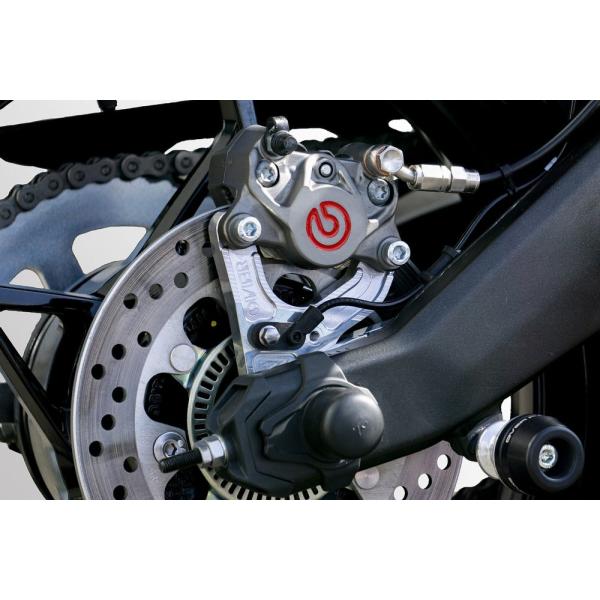 ZX-25R（20年） Rキャリパーサポート ブレンボ2P用　シルバー OVER（オーバーレーシング...