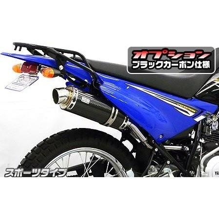 XTZ125 スリップオンマフラースポーツタイプ カーボン ウイルズウィン（WirusWin）