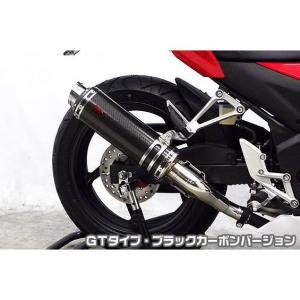 CBR250R（MC41）14年〜 SUSスリップオンマフラー カーボン JMCA認証