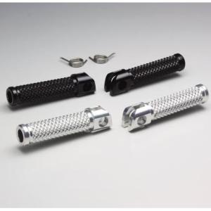 ZRX1200 DAEG（ダエグ） ステップバー タイプ2 ブラックアルマイト HURRICANE（...