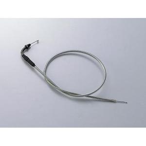 XR50モタード スロットルワイヤー ステンレスメッシュ 140mmロング HURRICANE（ハリ...