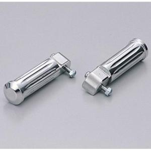 ドラッグスター400（DRAGSTAR） リアフットペグ ビレット ポリッシュアルマイト HURRI...