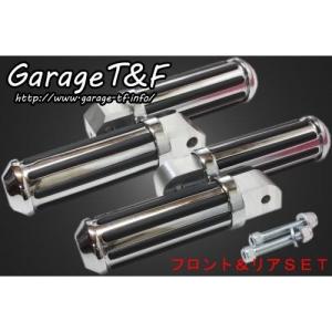 スティード400（STEED） ロングドラッグパイプマフラー（ブラック