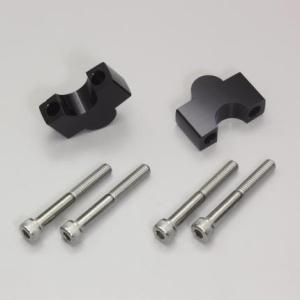 ZRX1200 DAEG（ダエグ） ハンドルアップスペーサーH25 ブラック HURRICANE（ハ...