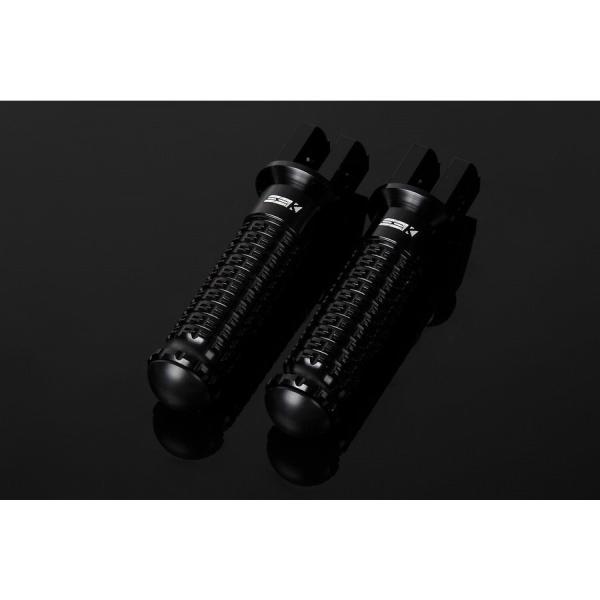 アルミ削り出しタンデムステップ スタンダードタイプ（取付部 ブラック/ステップバー ブラック） SS...