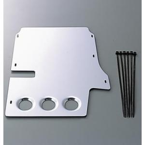 グラストラッカー/ビッグボーイ（〜08年） アルミマッドガード ポリッシュアルマイト HURRICA...