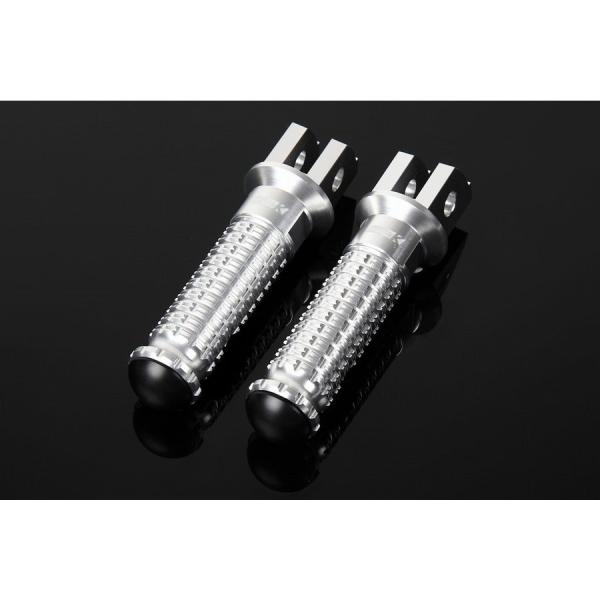 アルミ削り出しタンデムステップ スタンダードタイプ（取付部 シルバー/ステップバー シルバー） SS...