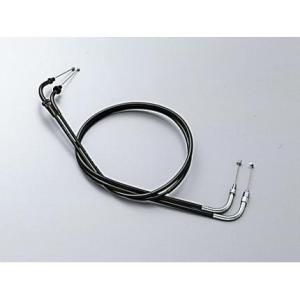 ドラッグスター250（08〜12年 VG05J） スロットルワイヤーW ブラック 80mmロング H...