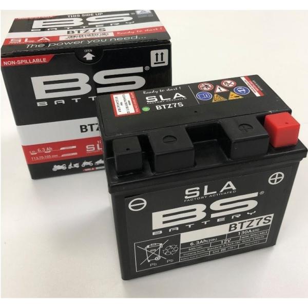 ZX-10R（11〜15年） BTZ7S 液入充電済バッテリー （YTZ7S互換） BSバッテリー
