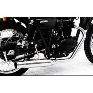 250TR マフラー 社外 中古 バイク部品 BJ250F スチール キャブ車用 250TR マフラー 社外 中古 バイク 部品 2006年式外し BJ250F スチール