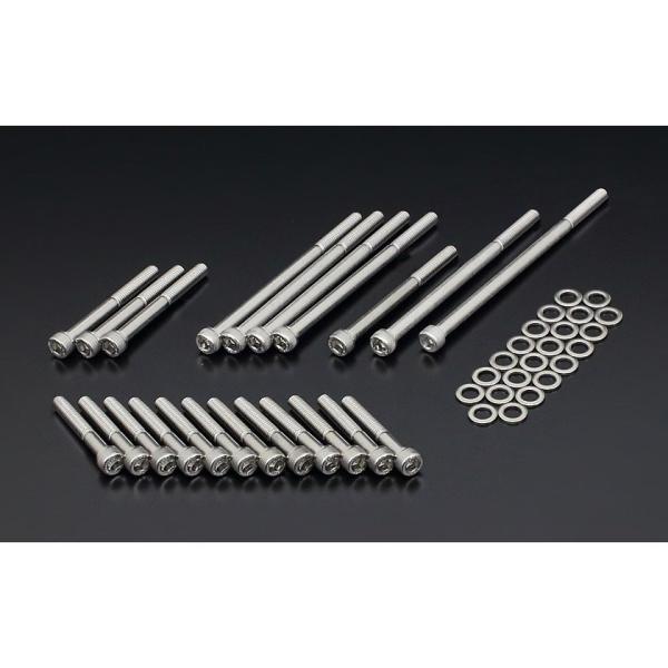 Z750 72〜80年 Z/KZエンジンカバーボルトセット Z/KZクランクケースボルト ステンレス...