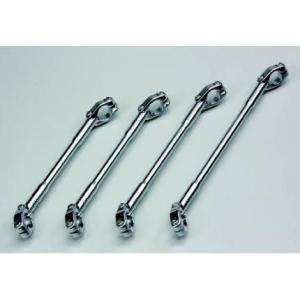 ハンドルブレース スリムタイプ ALLクロームメッキ エプシロン（EPSILON） HURRICAN...