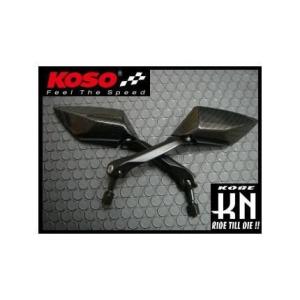 KOSO TTミラー KNバージョン カーボンルック/ブラック KN企画