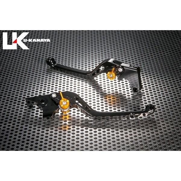 GSX-R1000（01〜04年） スタンダードタイプ ロングアルミビレットレバーセット（ブラック）...