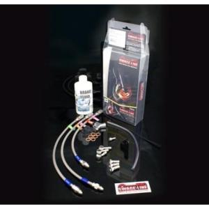 Swage-PRO リアブレーキホースキット クリアホース ステンレス XL883（スポーツスター）...