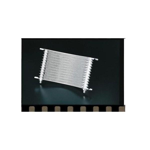 ラウンドオイルクーラーコアシルバー塗装 13段用/ホースサイズ#6 PLOT（プロト）