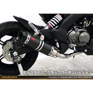 Z125 PRO（プロ）BR125H DDRタイプマフラー EVOタイプ ブラックカーボンバージョン フルエキゾースト ASAKURA（浅倉商事）｜hamashoparts