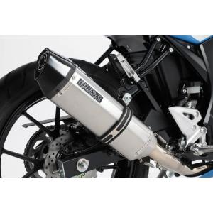 キャプトンマフラー　gn125 gn キャブトン スズキ GN125H GN125-2F キャプトンマフラー シルバー メッキ クローム