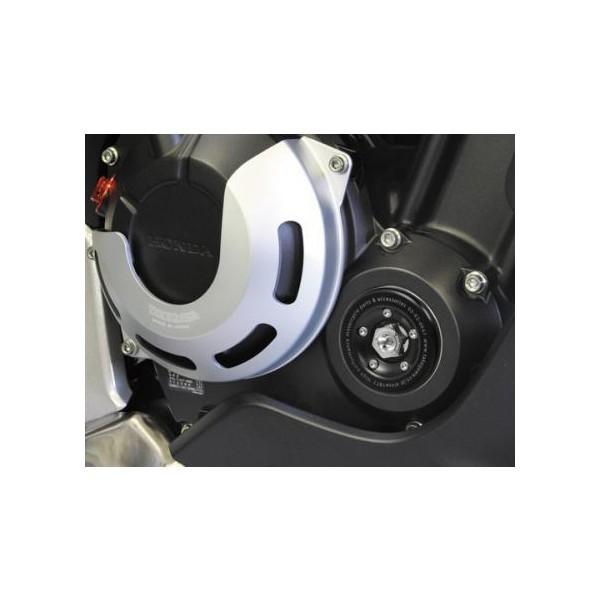 CBR600RR パルスジェネレーターキャップ シルバーベース・ブラック（ジュラコン(R)） SP武...