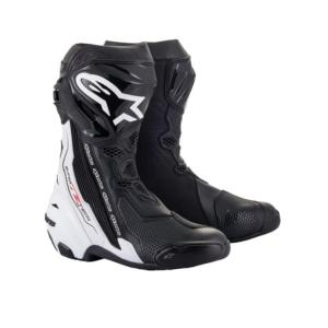 SUPERTECH R（レーシングブーツ） 12 BLACK WHITE 44/28.5cm アルパインスターズ（alpinestars）｜hamashoparts