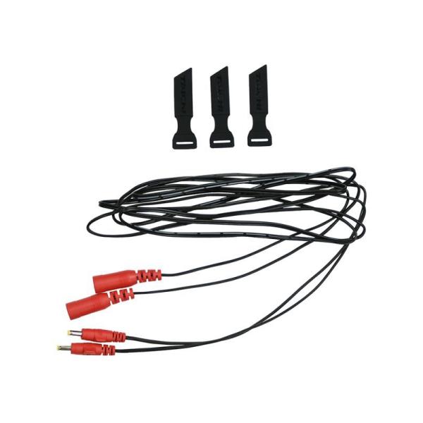 RSP056 e-HEAT（eヒート）7.2V専用バッテリー用[X]ケーブル：ショートグローブ接続 ...