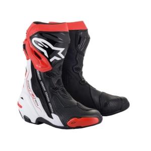 SUPERTECH R（レーシングブーツ） 123 BLACK WHITE RED 45/29.5cm アルパインスターズ（alpinestars）｜hamashoparts