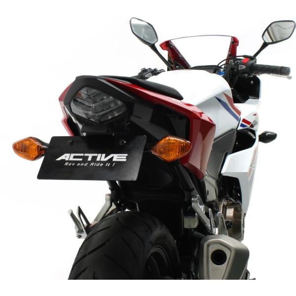 CBR400R/ABS（16年） フェンダーレスキット ブラック LED ナンバー灯付 ACTIVE...